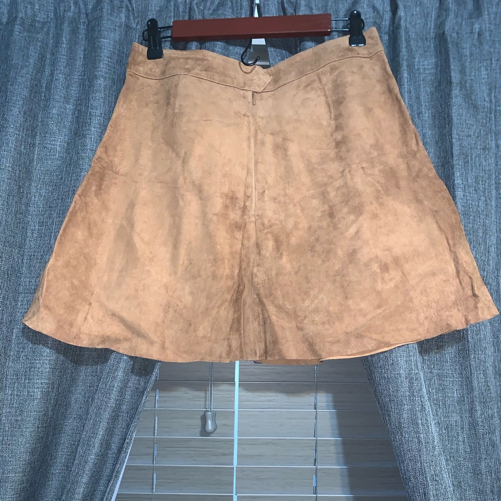 Free People 100% Leather miniskirt, size L